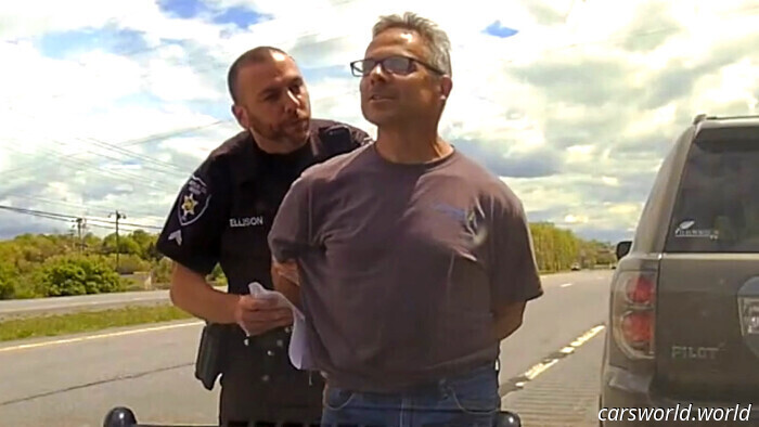 Autista arrestato per aver riso di un poliziotto dopo aver lampeggiato i fari | Carscoops